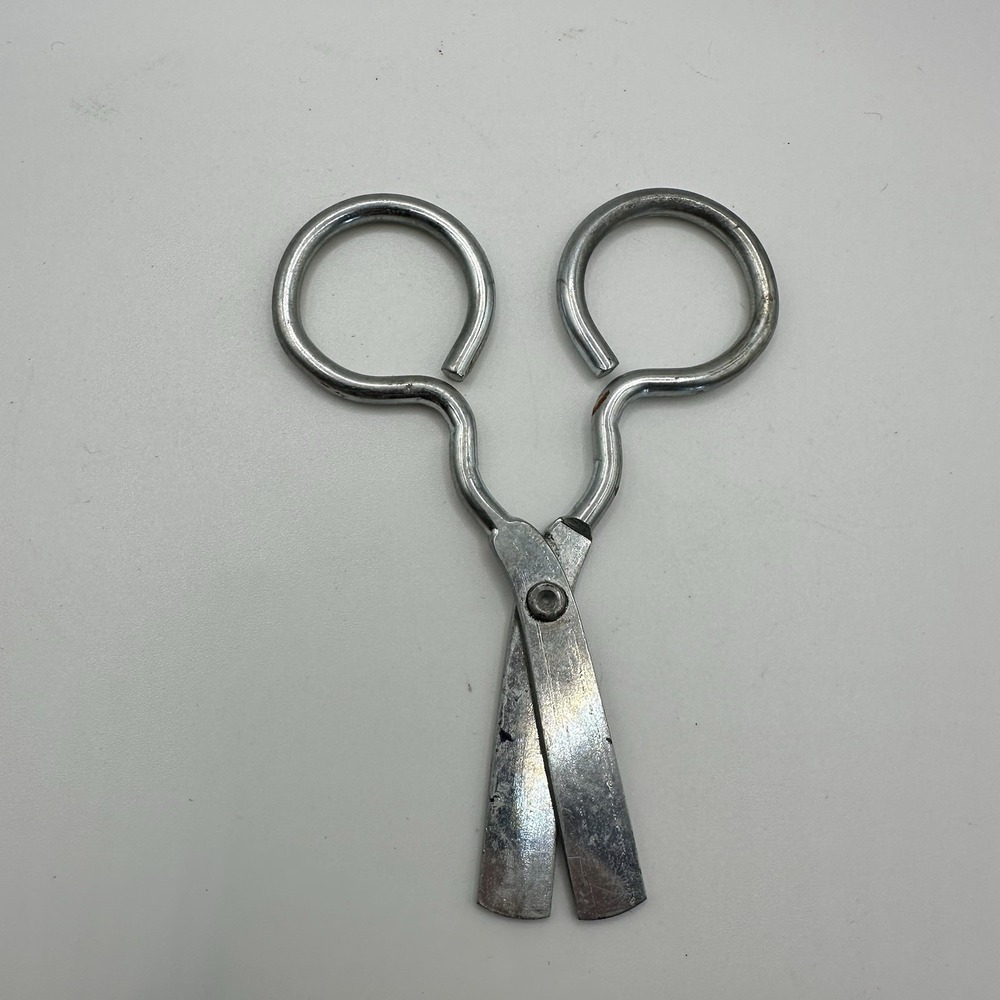 VTG Small School Childs Scissors Blunt Tip Silver 3.25" 1940's Country School